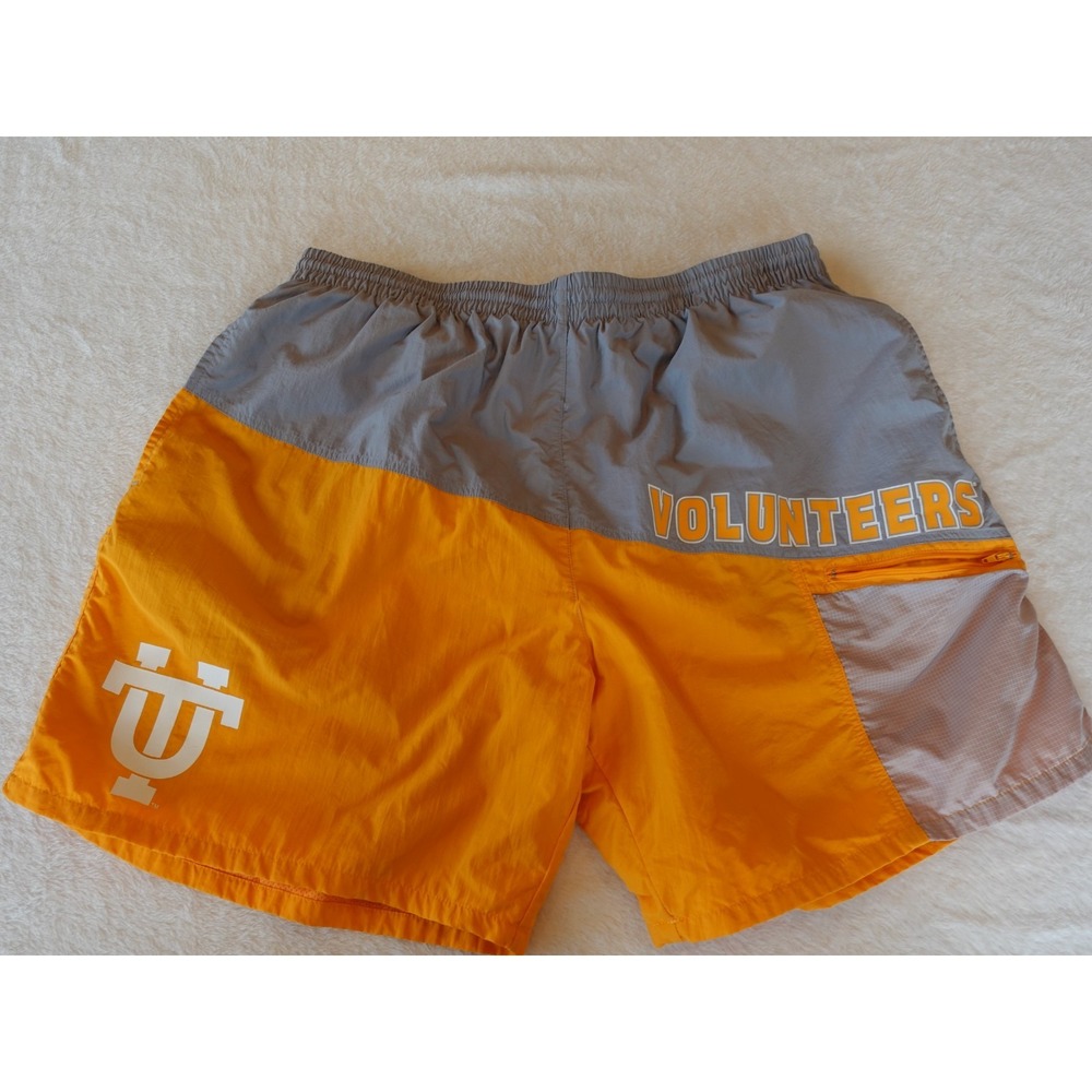 Mitchell & Ness UT Vols Shorts Mens XXL Medium SEC Swim Trunks Lined Colorblock